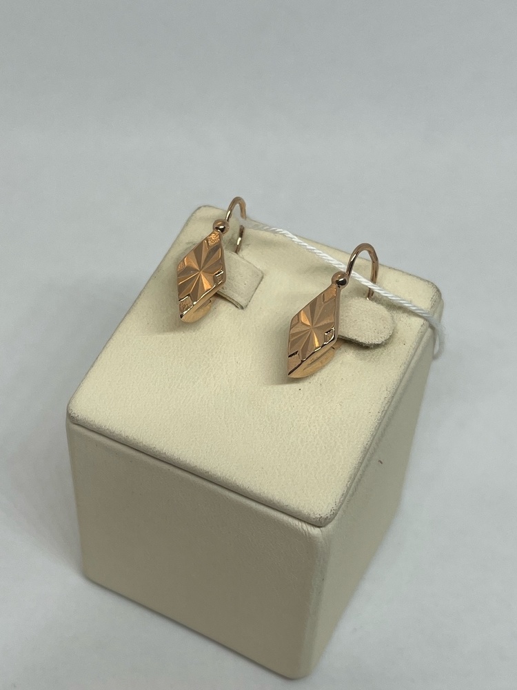 СБКМ583 СЕРЬГИ БЕЗ КАМНЯ (Au 583)