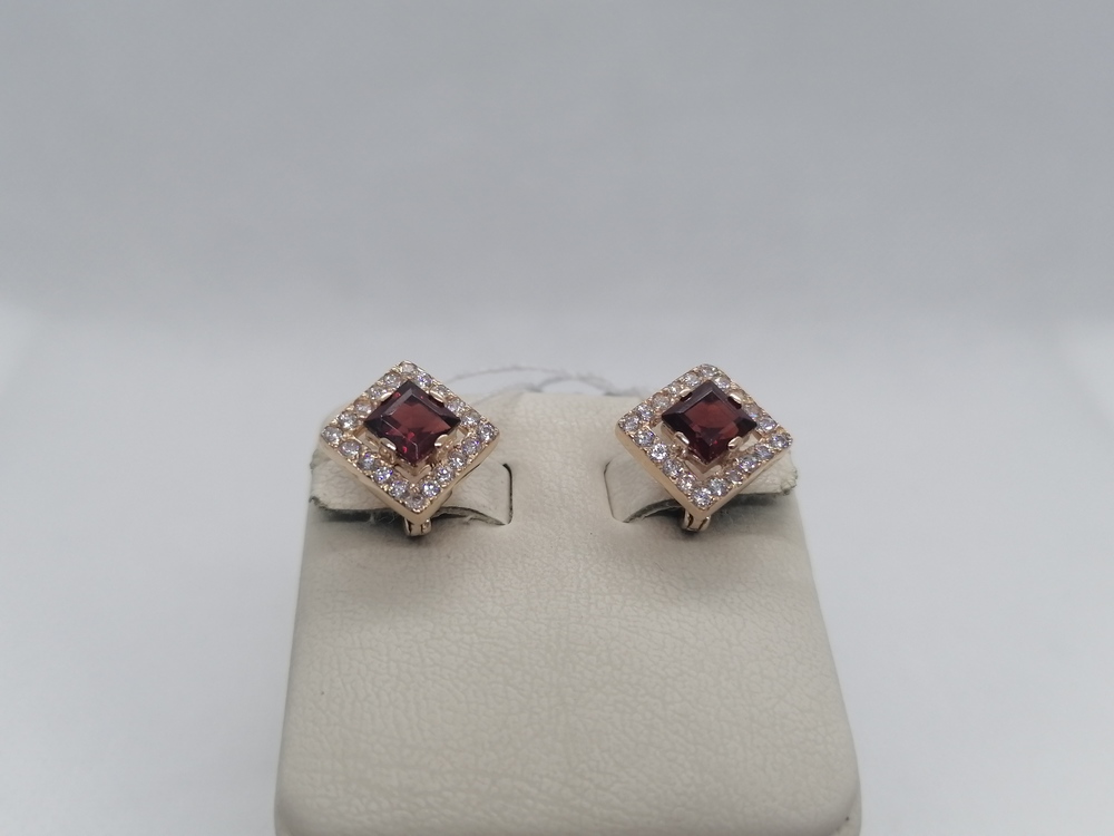 СЕРЬГИ С КАМНЯМИ (Au 585)