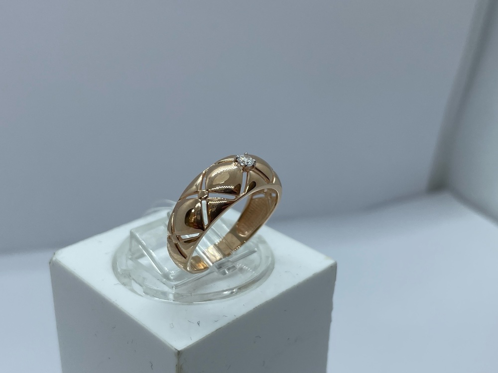 КОЛЬЦО С КАМНЕМ (Au 585)