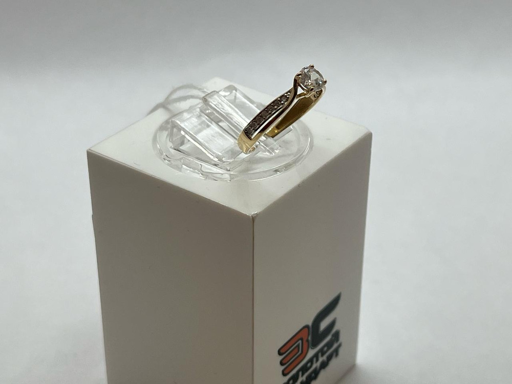 КОЛКМИ585 КОЛЬЦО С КАМНЯМИ (Au 585)