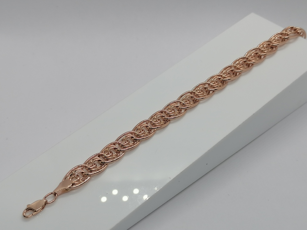 БРАСЛЕТ ПУСТОТЕЛЫЙ Нона бисмарк (Au 585)