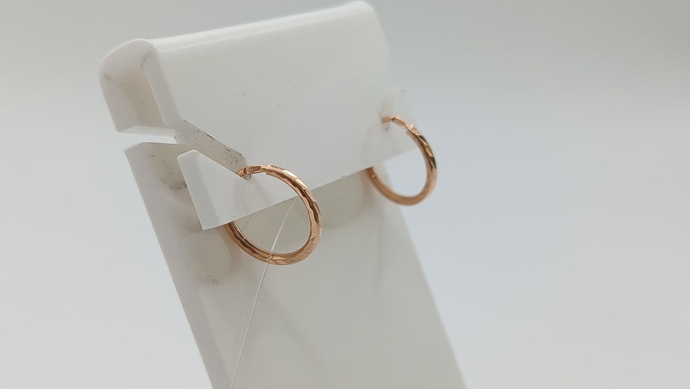 СЕРЬГИ КОНГО без камня (Au 585)