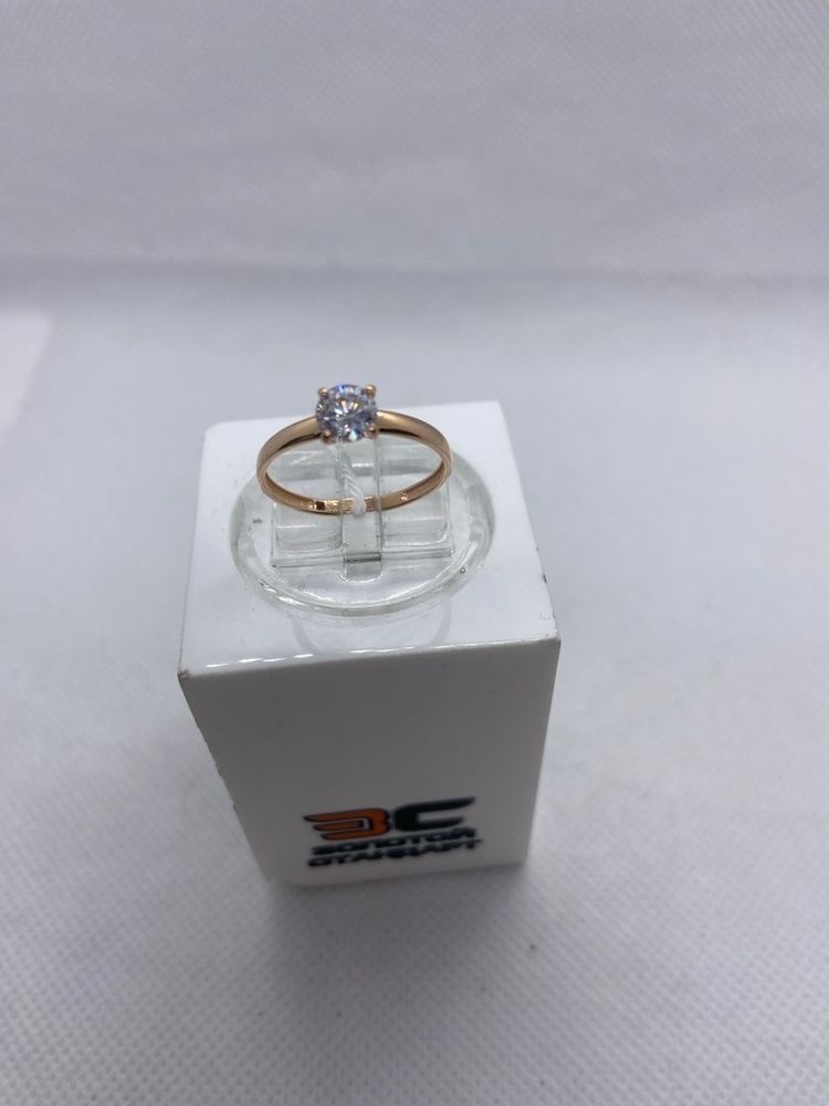 КОЛКМ585 КОЛЬЦО С КАМНЕМ (Au 585)