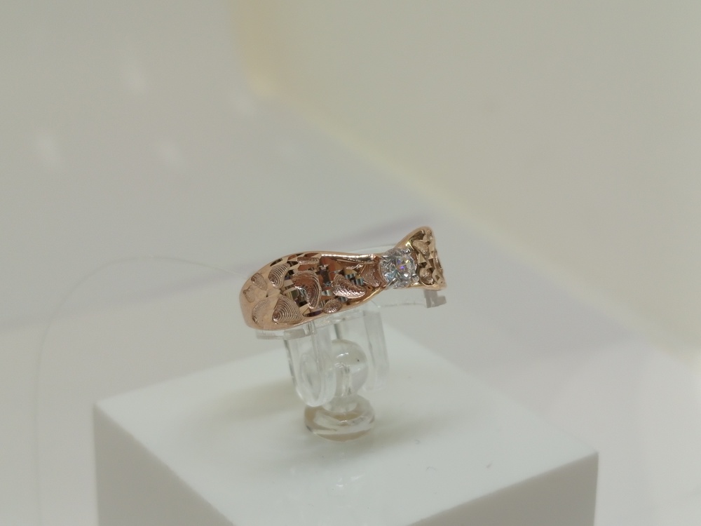 КОЛЬЦО С КАМНЕМ (Au 585)