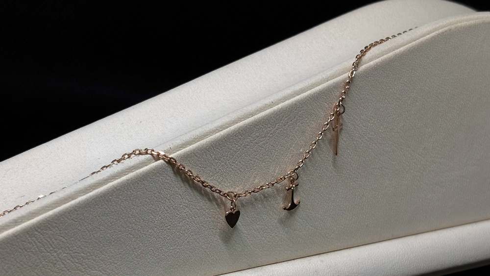 БРАСЛЕТ ПОЛНОВЕСНЫЙ Фантазия Au 585