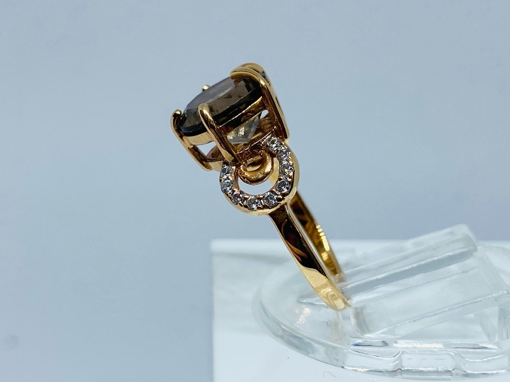 КОЛКМИ585 КОЛЬЦО С КАМНЯМИ (Au 585)
