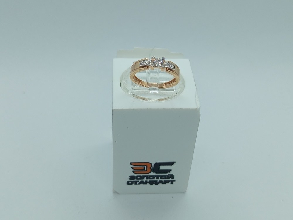 КОЛЬЦО С КАМНЯМИ (Au 585)