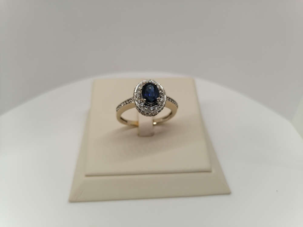 КОЛЬЦО БРИЛЛИАНТ Au 750