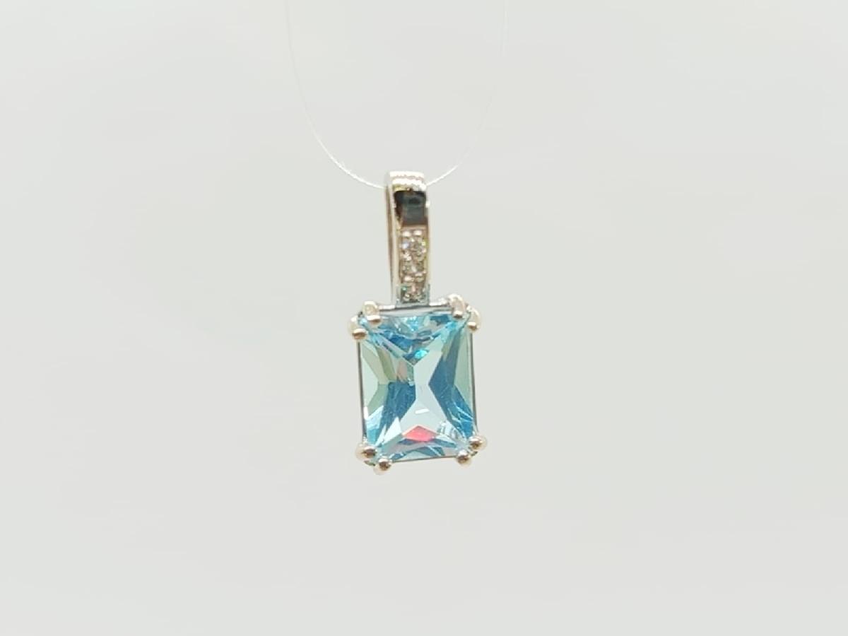 ПОДВЕСКА ТОПАЗ с камнями (Au 585)