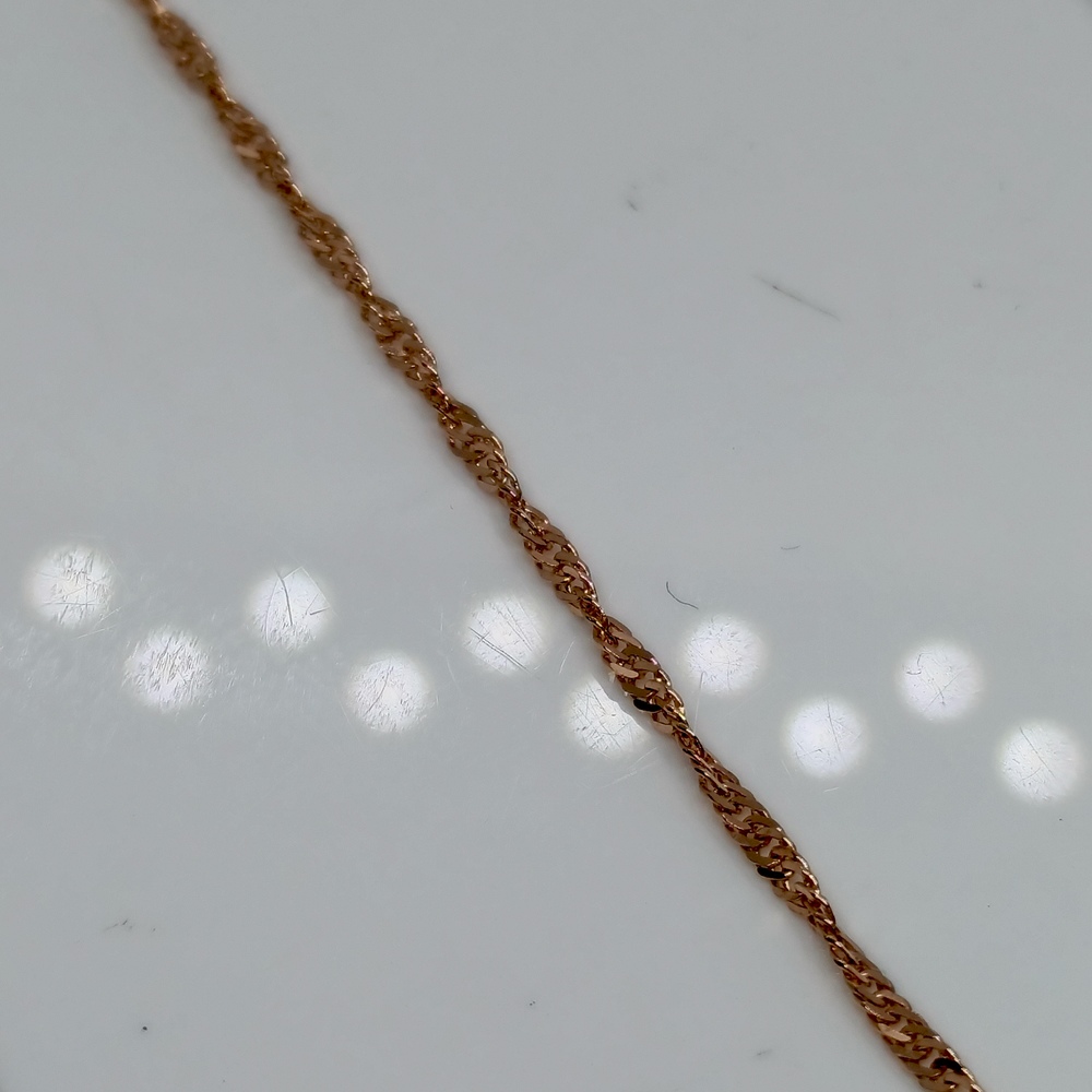 БРАСЛЕТ ПОЛНОВЕСНЫЙ Сингапур Au 585