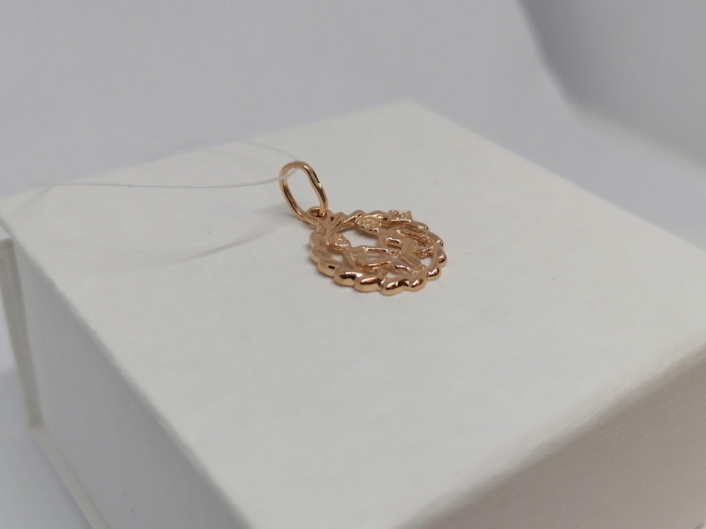 ПОДВЕСКА ЗНАК ЗОДИАКА БЛИЗНЕЦЫ (Au 585)