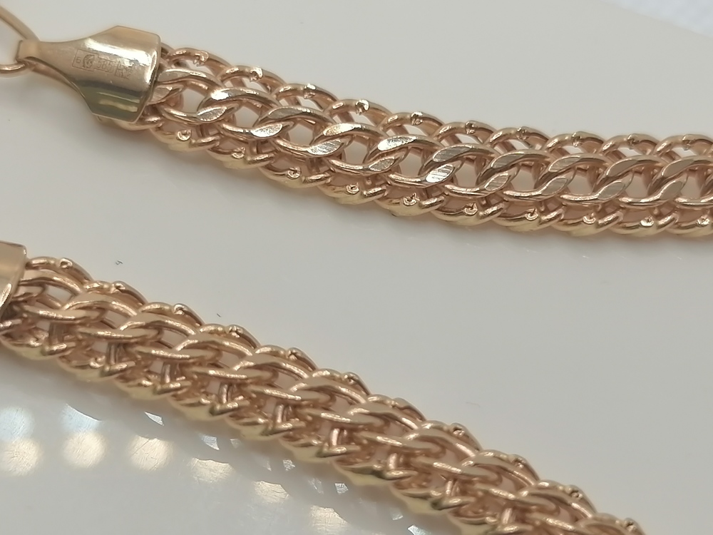 10070320120 БРАСЛЕТ ПУСТОТЕЛЫЙ Итальянка (Au 585)