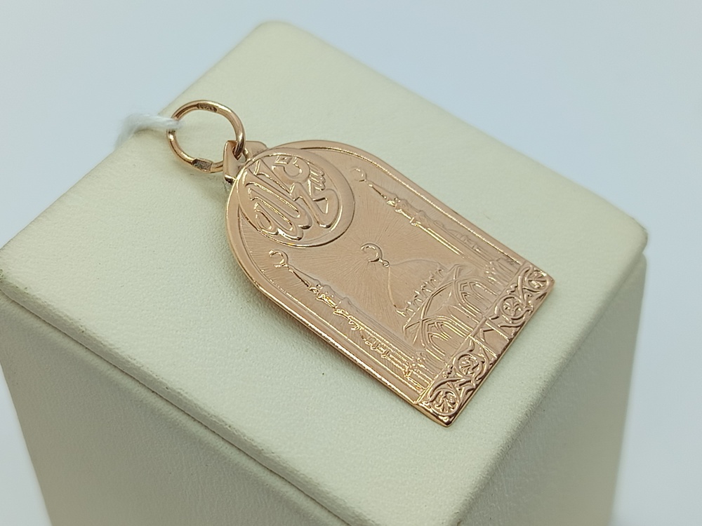 ПОДВЕСКА МЕЧЕТЬ БЕЗ КАМНЯ (Au 585)