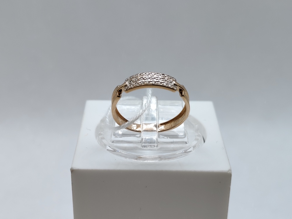 КОЛКМИ585 КОЛЬЦО С КАМНЯМИ (Au 585)