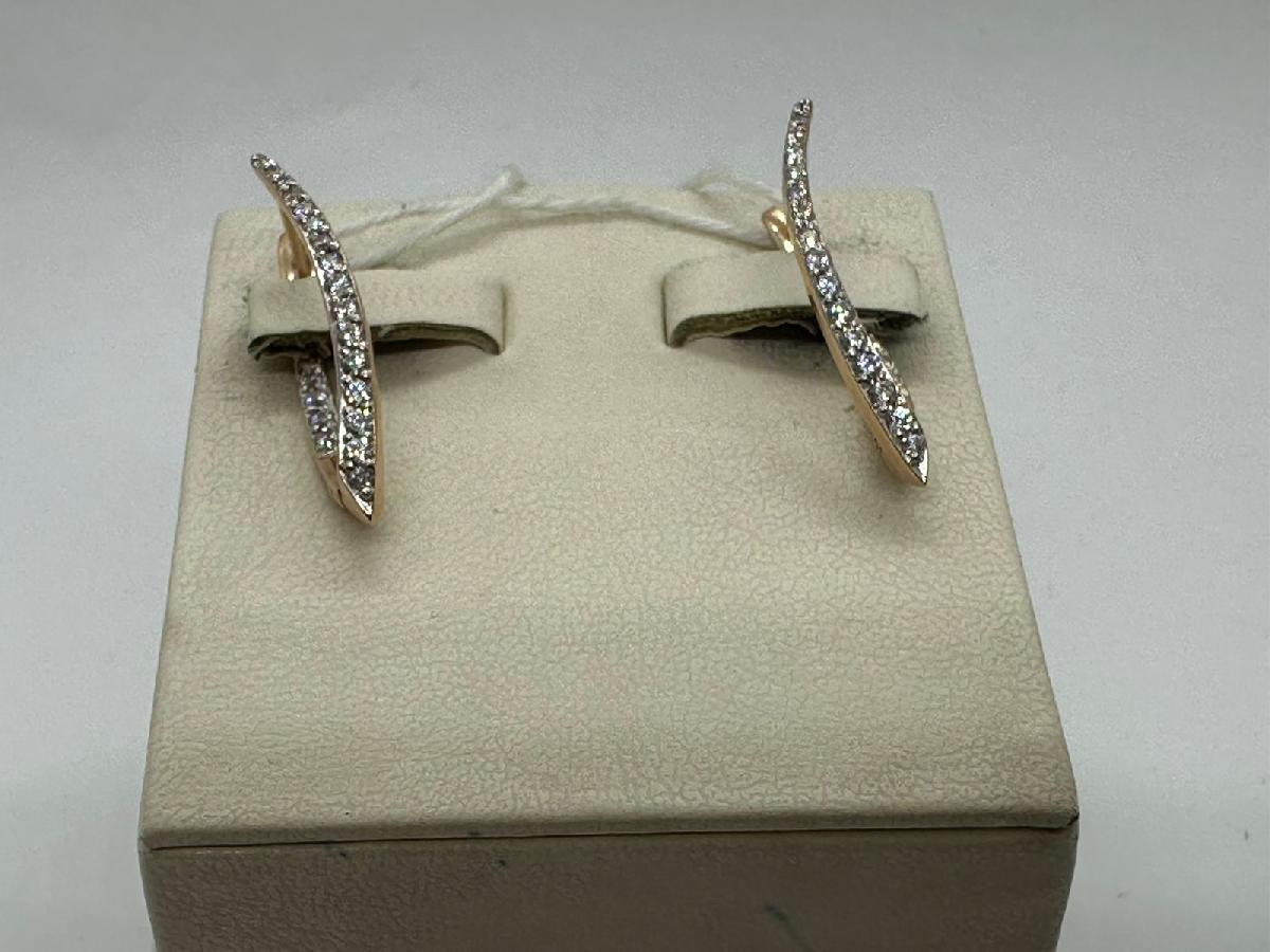 СЕРЬГИ С КАМНЯМИ (Au 585)