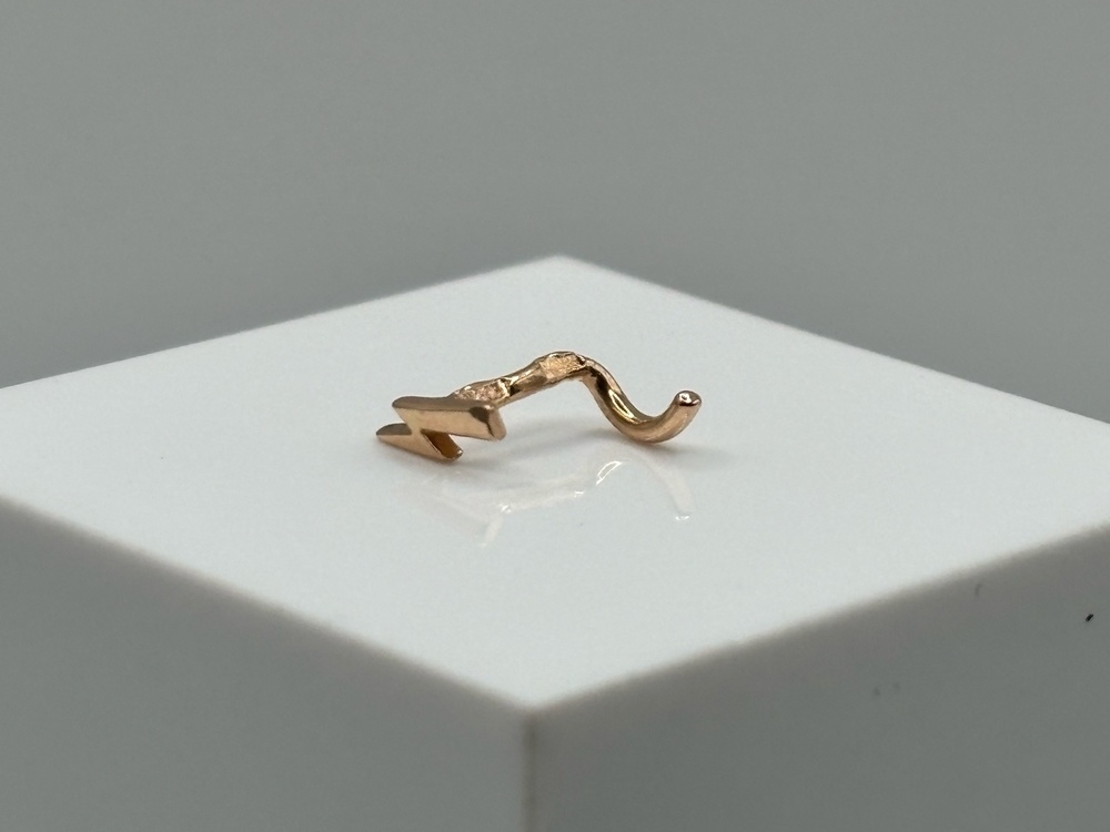 ПИРСИНГ В НОС без камня (Au 585)