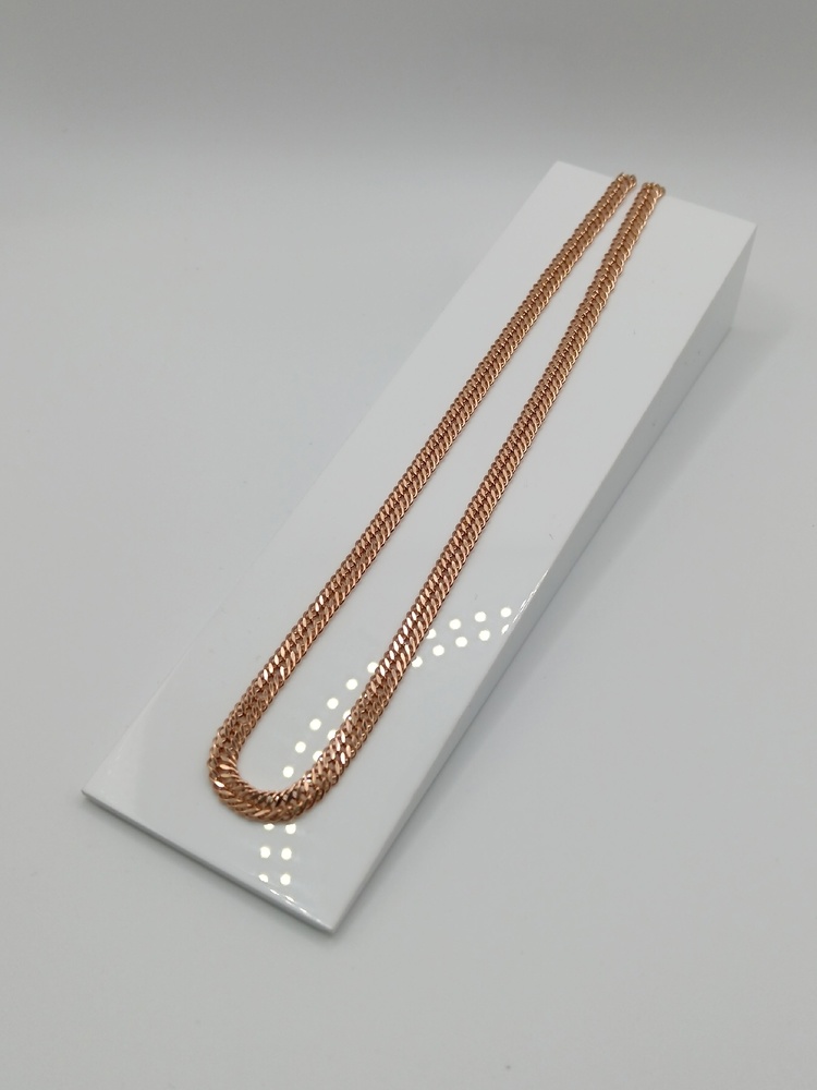 ЦЕПЬ ПУСТОТЕЛАЯ Ромб тройной (Au 585)