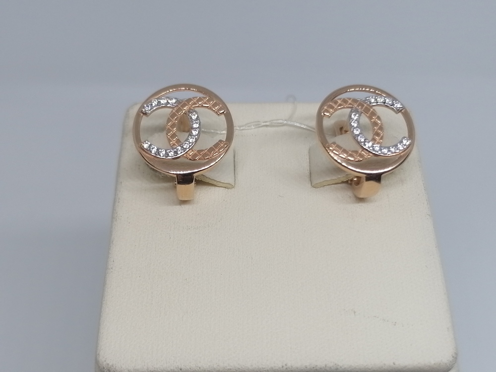 СЕРЬГИ С КАМНЯМИ (Au 585)