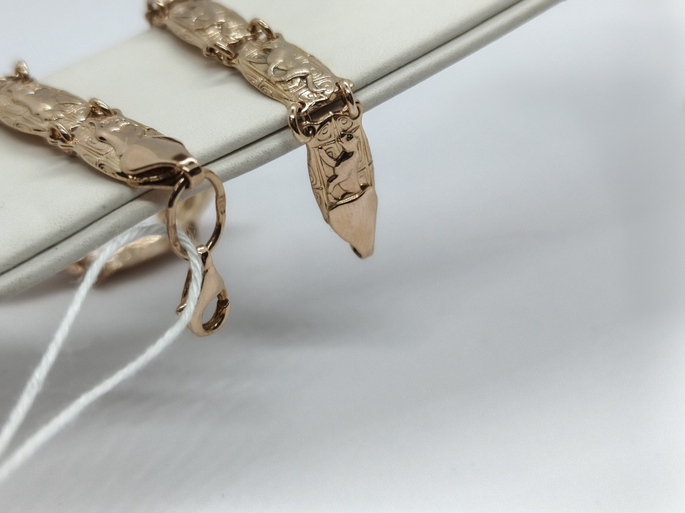 БРАСЛЕТ ПОЛНОВЕСНЫЙ Фантазия Au 585