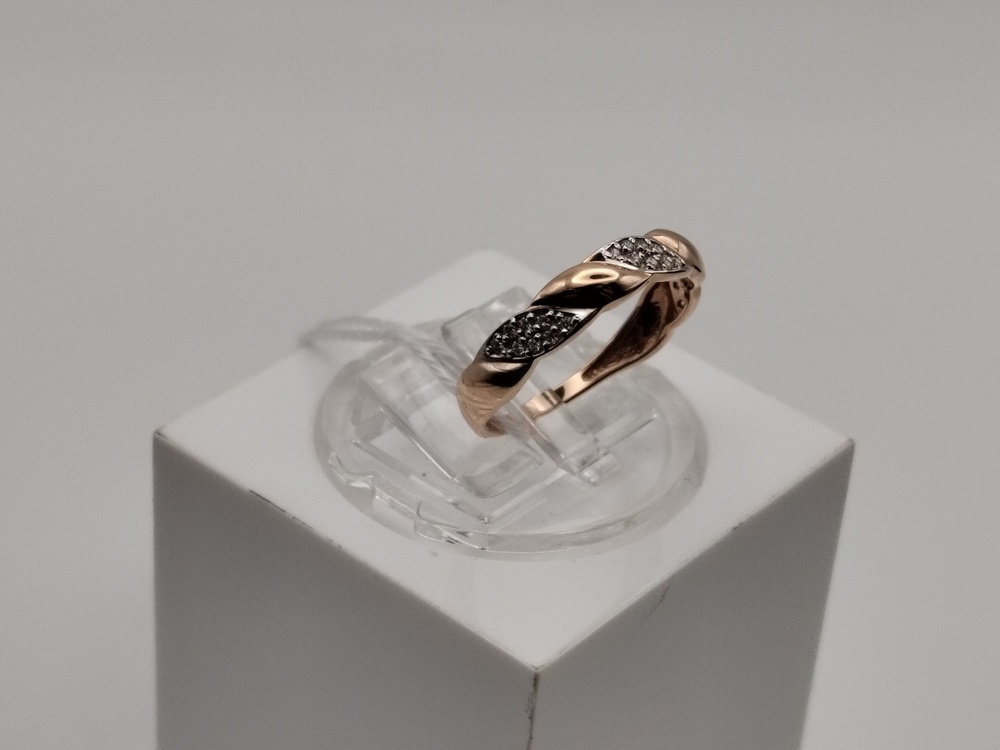 КОЛКМИ585 КОЛЬЦО С КАМНЯМИ (Au 585)