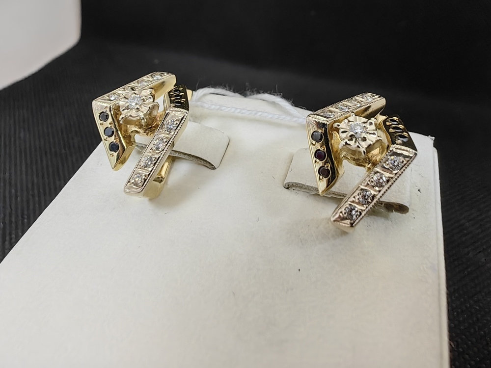 СЕРЬГИ БРИЛЛИАНТ (Au 585)