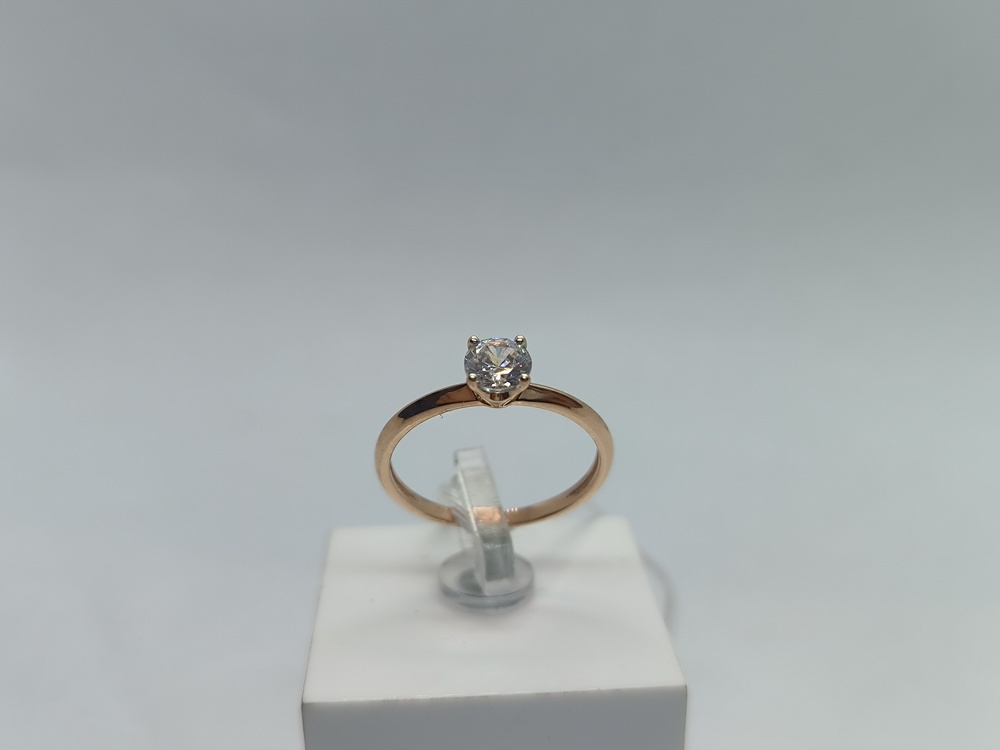 КОЛКМ585 КОЛЬЦО С КАМНЕМ (Au 585)