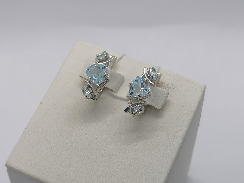 СЕРЬГИ С КАМНЯМИ (Au 585)