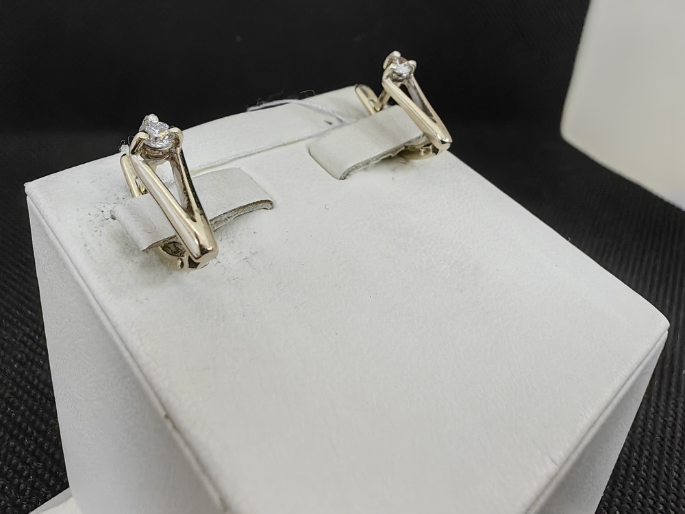 СЕРЬГИ БРИЛЛИАНТ (Au 585)