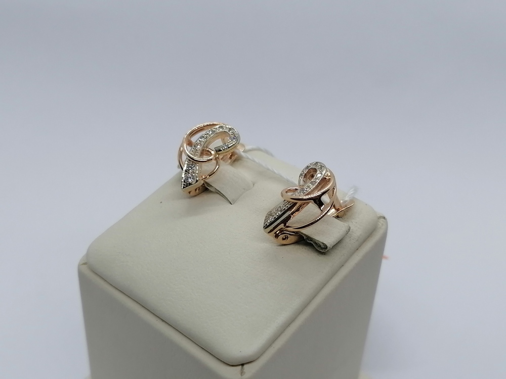 СЕРЬГИ С КАМНЯМИ (Au 585)