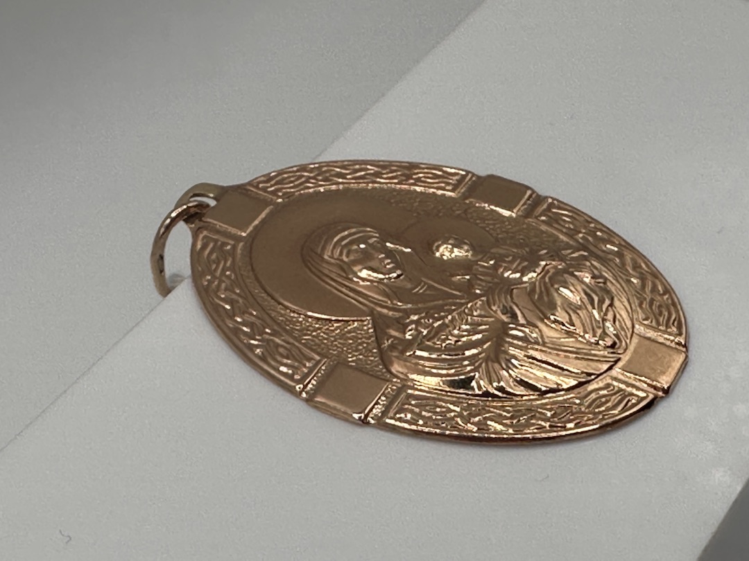 ПОДИБК585 ПОДВЕСКА ИКОНА БЕЗ КАМНЯ (Au 585)