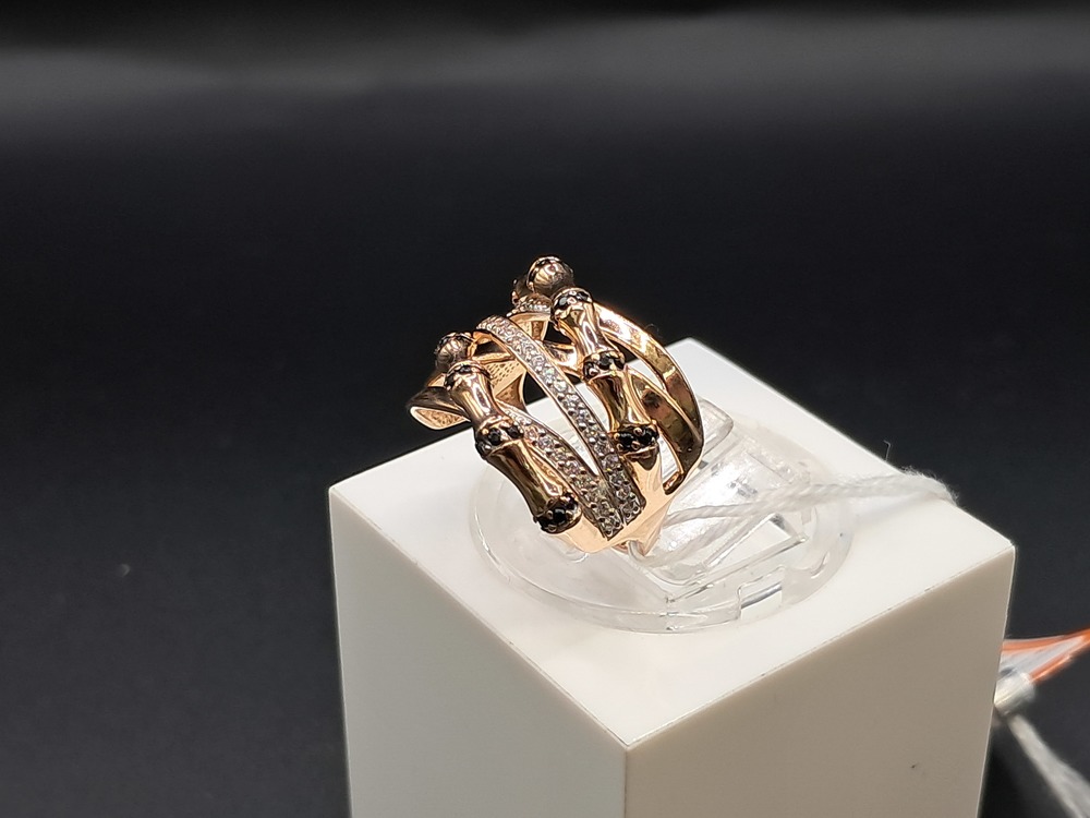 КОЛКМИ585 КОЛЬЦО С КАМНЯМИ (Au 585)