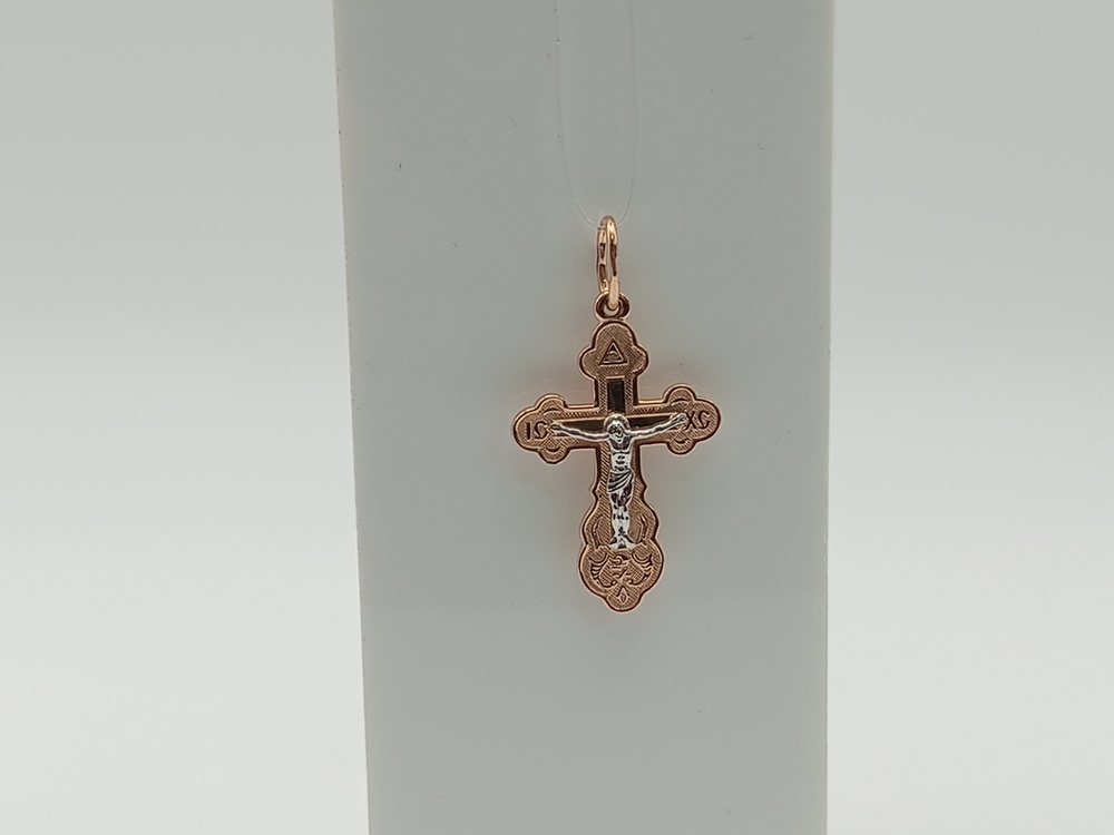 ПОДВЕСКА КРЕСТ без камня (Au 585)