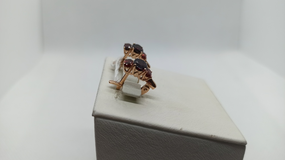 СКМИ585 СЕРЬГИ С КАМНЯМИ (Au 585)