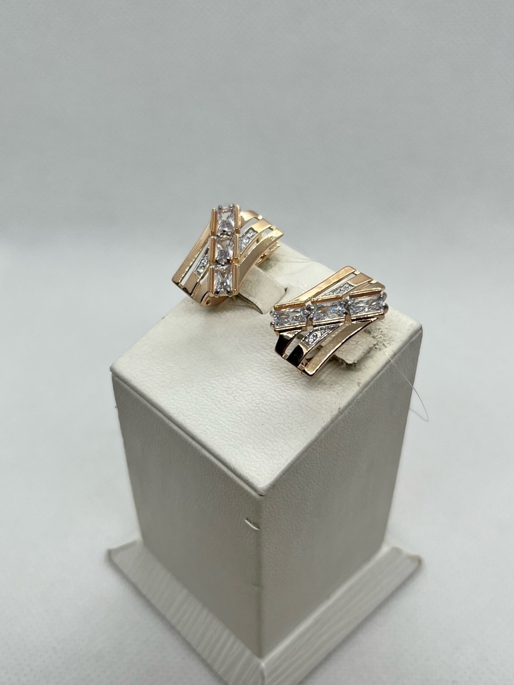 СЕРЬГИ С КАМНЯМИ (Au 585)