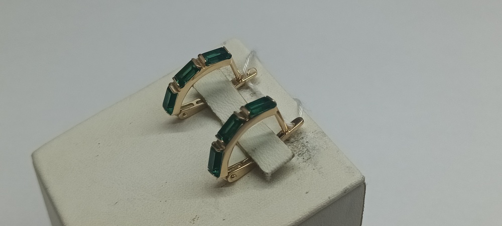 СЕРЬГИ С КАМНЯМИ (Au 585)