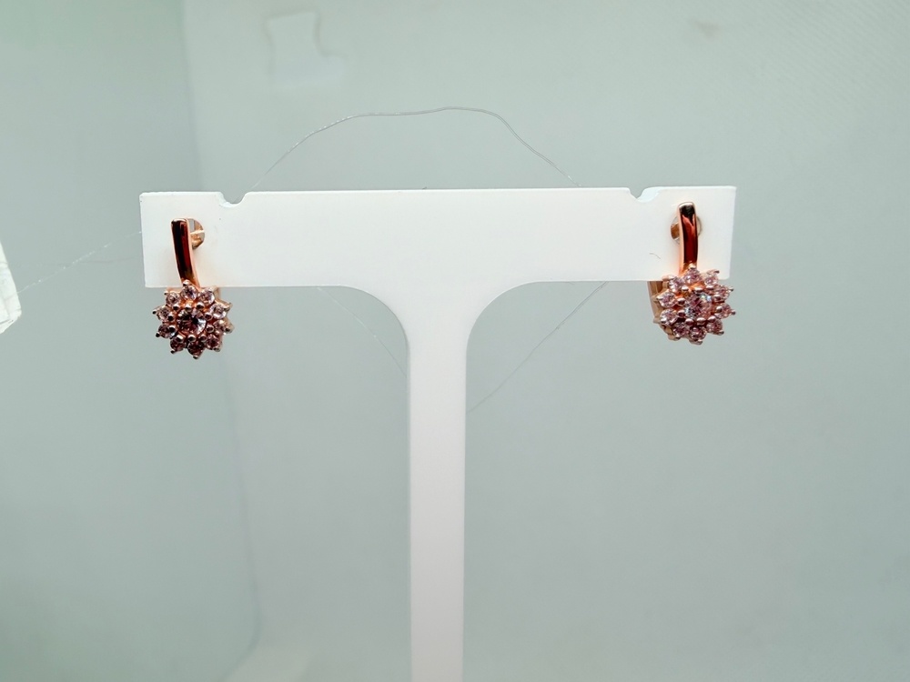 СЕРЬГИ С КАМНЯМИ (Au 585)