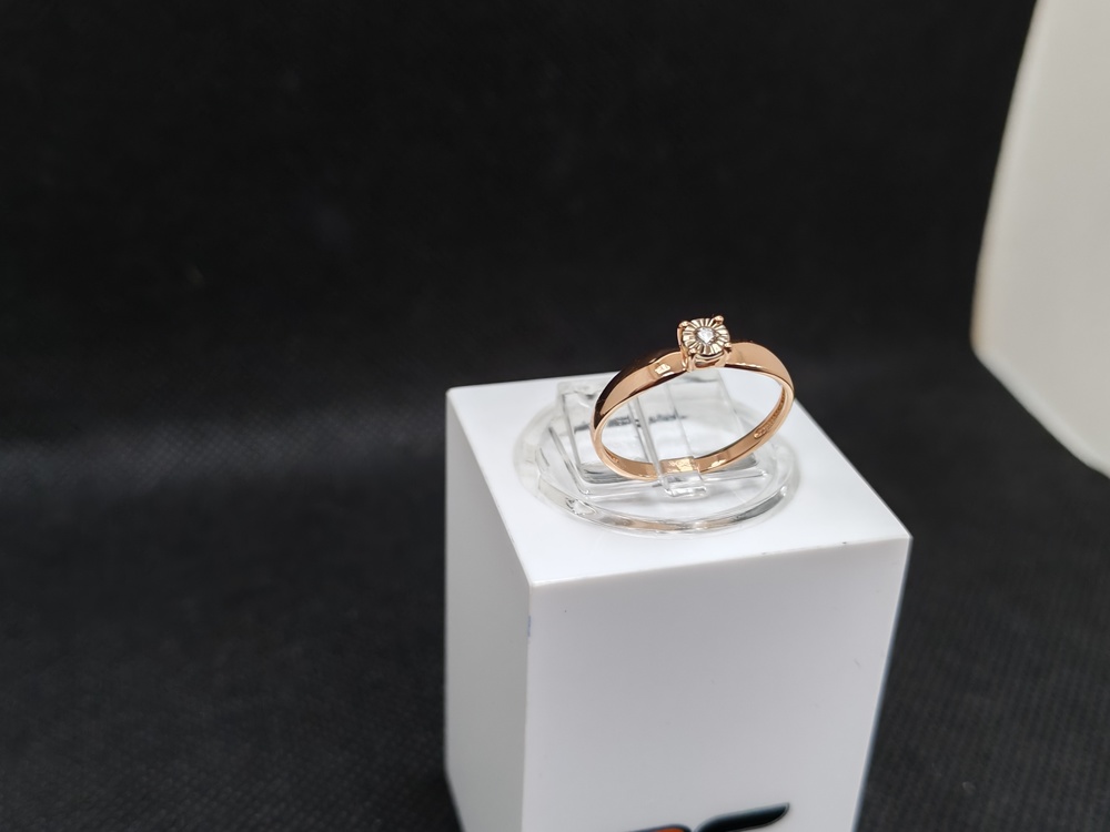 КОЛЬЦО БРИЛЛИАНТ Au 585