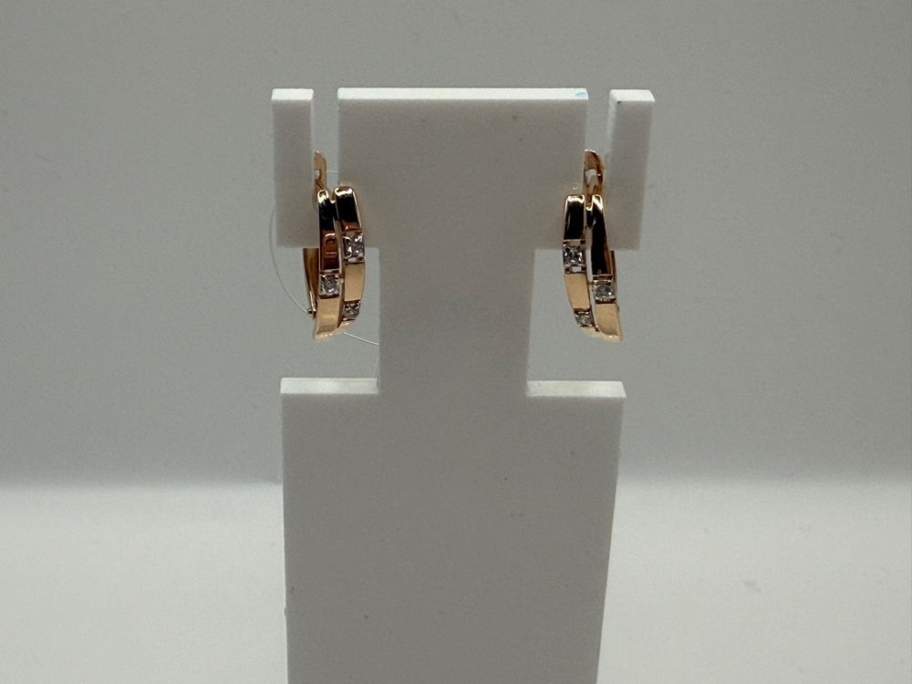 СЕРЬГИ С КАМНЯМИ (Au 585)