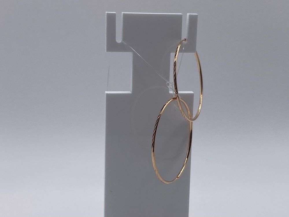 СЕРЬГИ КОНГО без камня (Au 585)