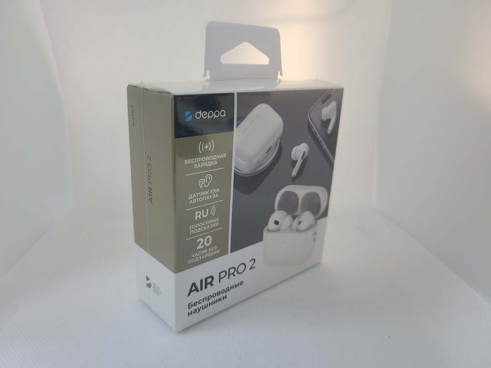 Наушники беспроводные Deppa 44167 Air Pro 2