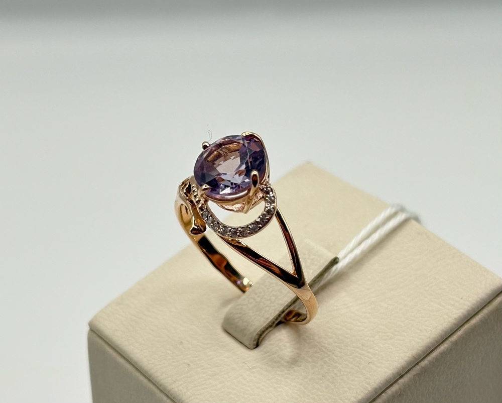 КОЛКМИ585 КОЛЬЦО С КАМНЯМИ (Au 585)