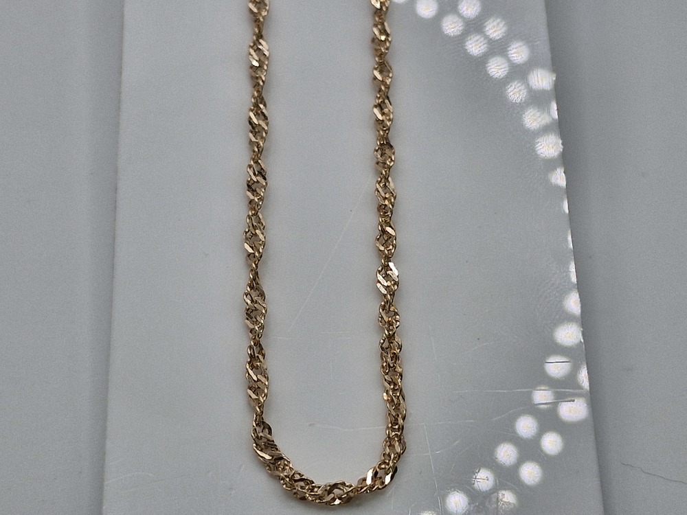 ЦЕПЬ ПУСТОТЕЛАЯ Сингапур (Au 585)