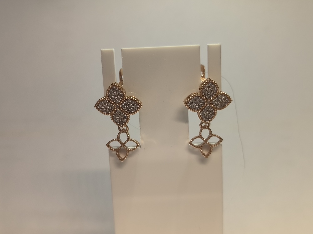 СЕРЬГИ С КАМНЯМИ (Au 585)