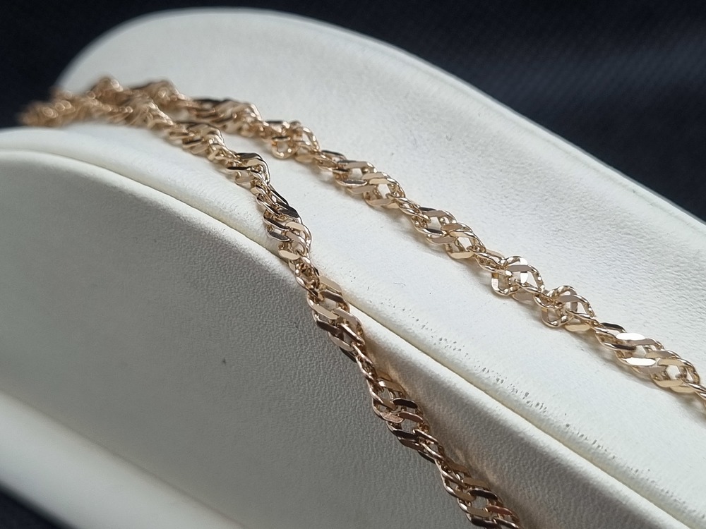 ЦЛСИ585 ЦЕПЬ ПОЛНОВЕСНАЯ Сингапур (Au 585)