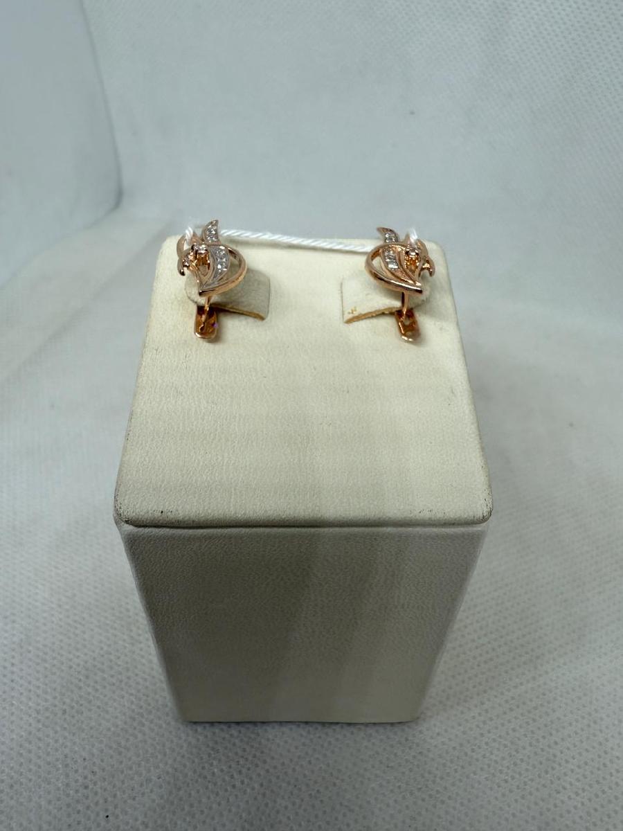 СЕРЬГИ С КАМНЯМИ (Au 585)