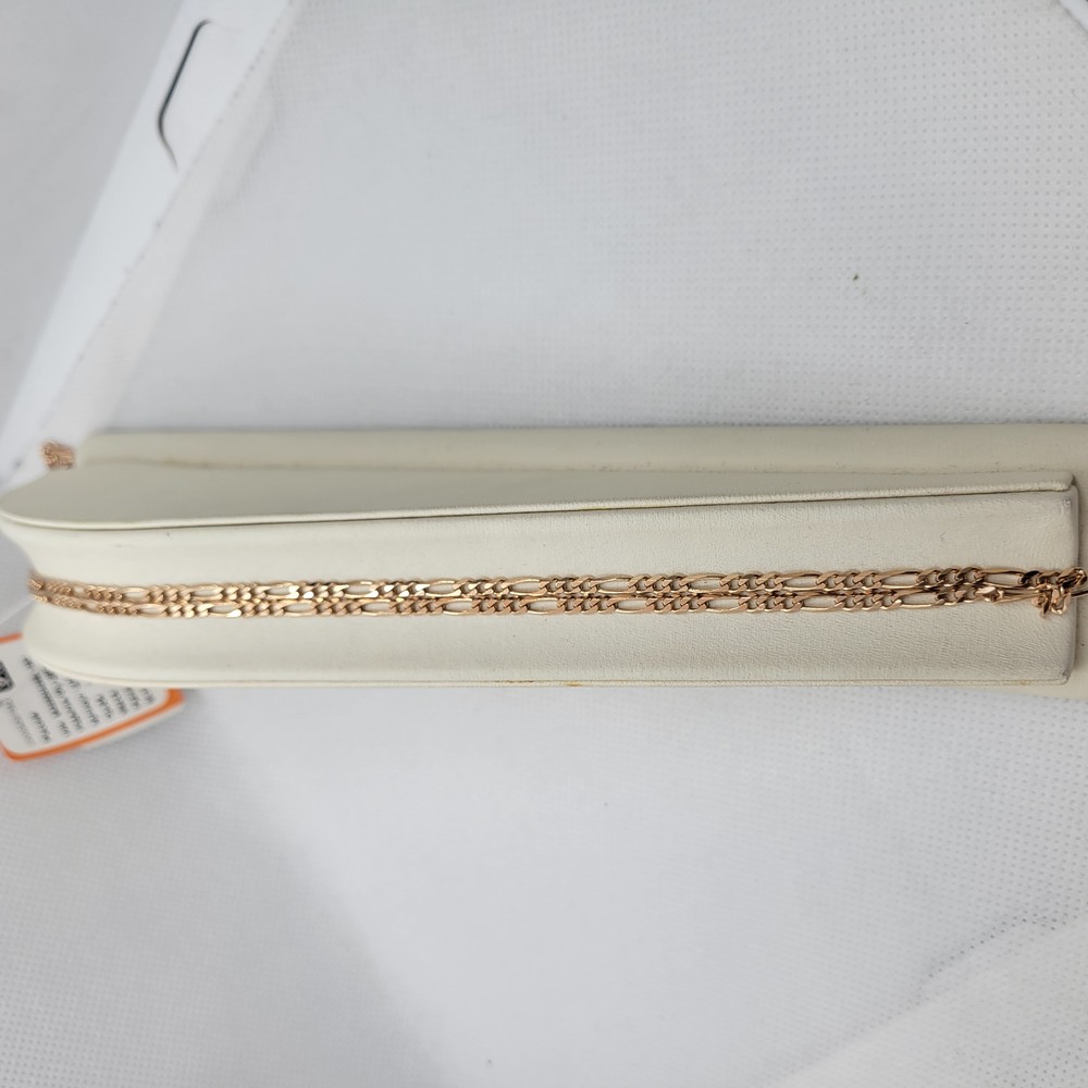 ЦЛФК585 ЦЕПЬ ПОЛНОВЕСНАЯ Фигаро(картье) (Au 585) ЦЛФК585 ЦЕПЬ ПОЛНОВЕСНАЯ Фигаро(картье) (Au 585)