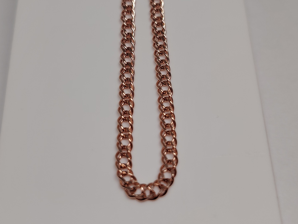 НЦ 12-076ПГ ЦЕПЬ ПУСТОТЕЛАЯ Ромб двойной (Au 585)