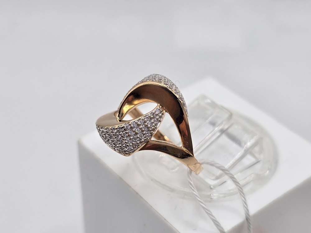 КОЛКМИ585 КОЛЬЦО С КАМНЯМИ (Au 585)