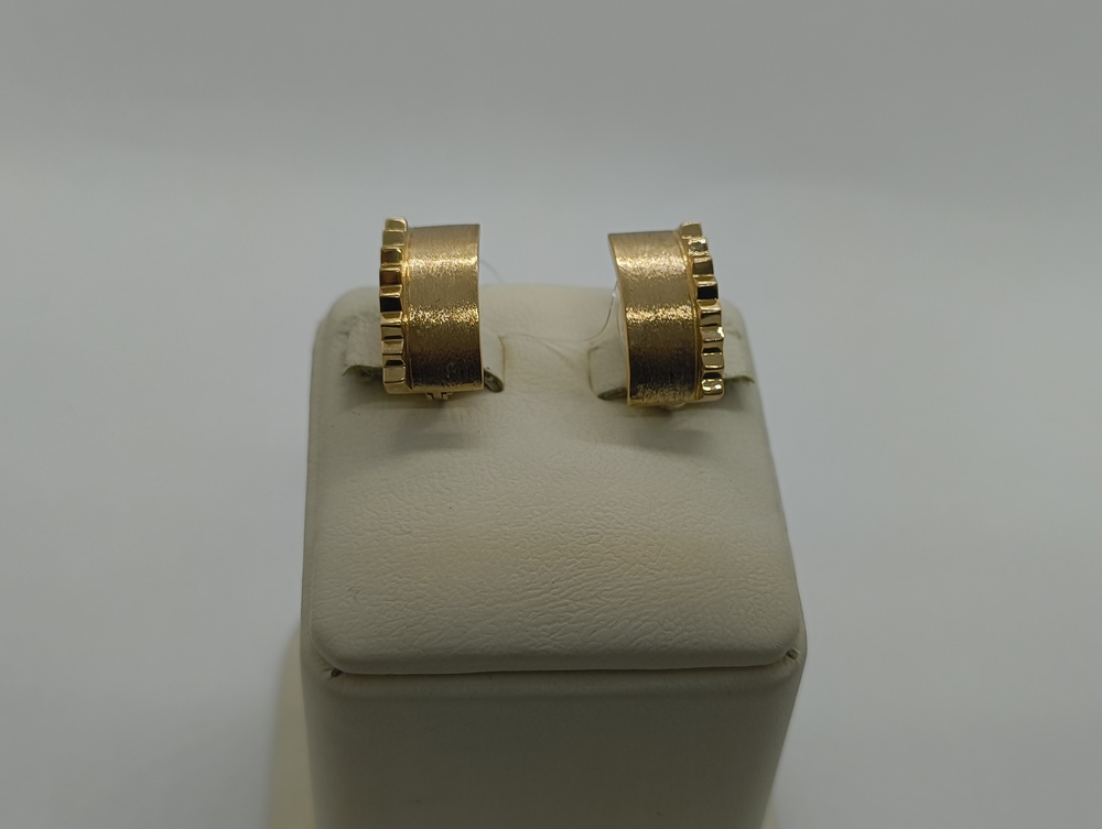 СЕРЬГИ БЕЗ КАМНЯ (Au 585)