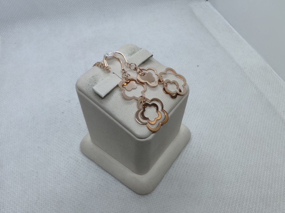 СЕРЬГИ БЕЗ КАМНЯ (Au 585)